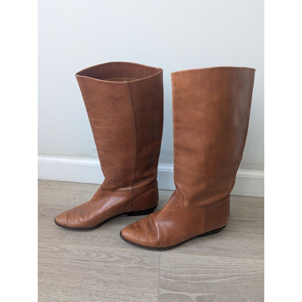 Vintage Nine West Leather Riding Boots